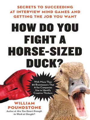 cover image of How Do You Fight a Horse-Sized Duck?